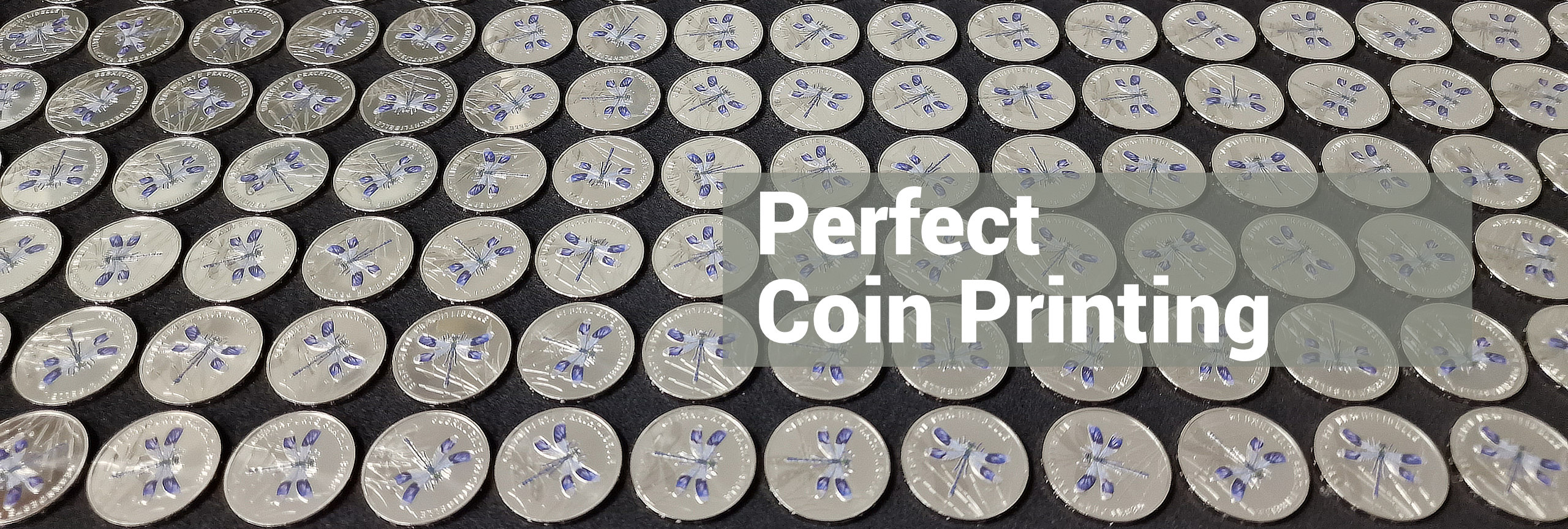 tray with collector coins